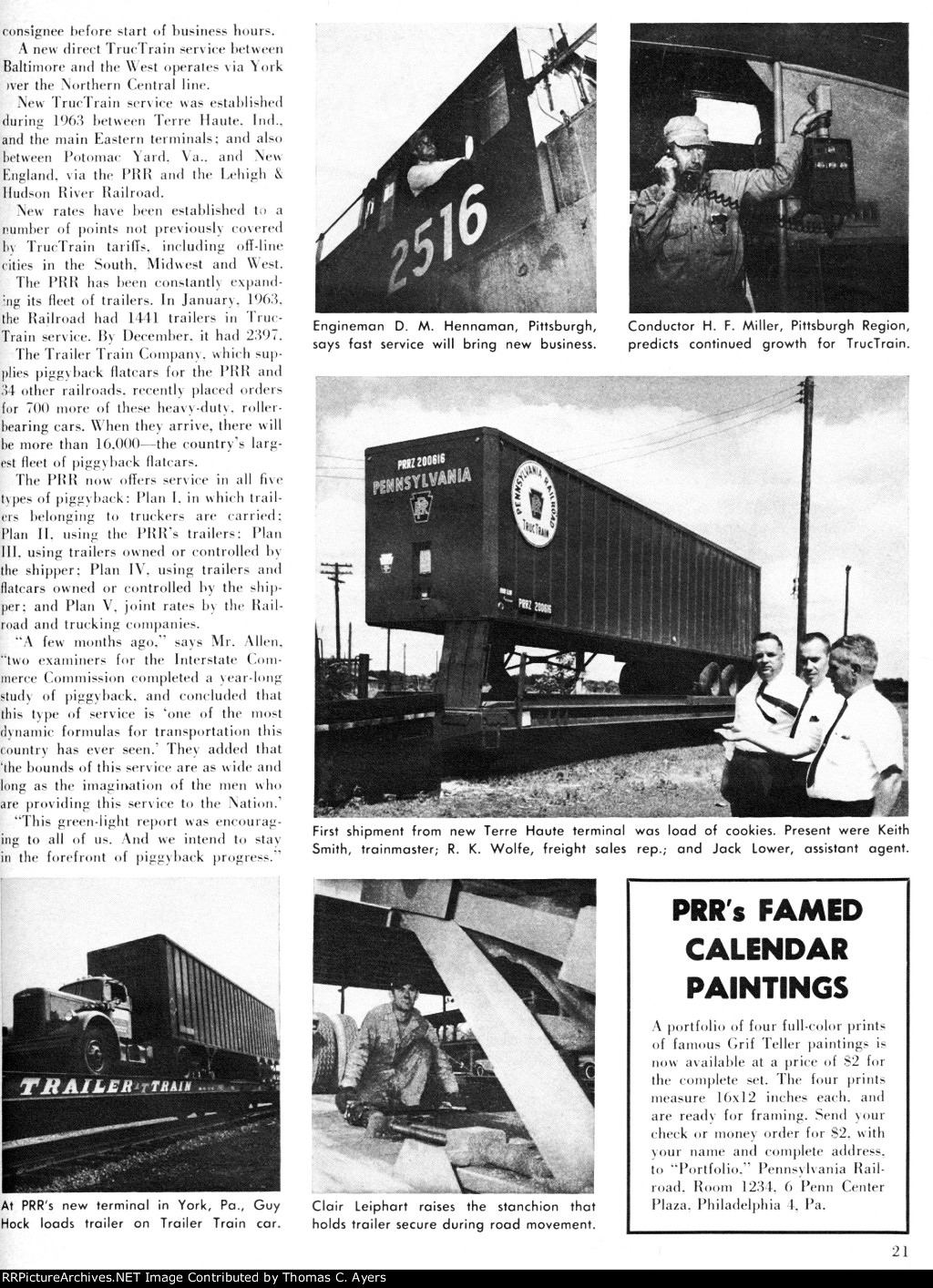 PRR "TrucTrain," Page 21, 1964